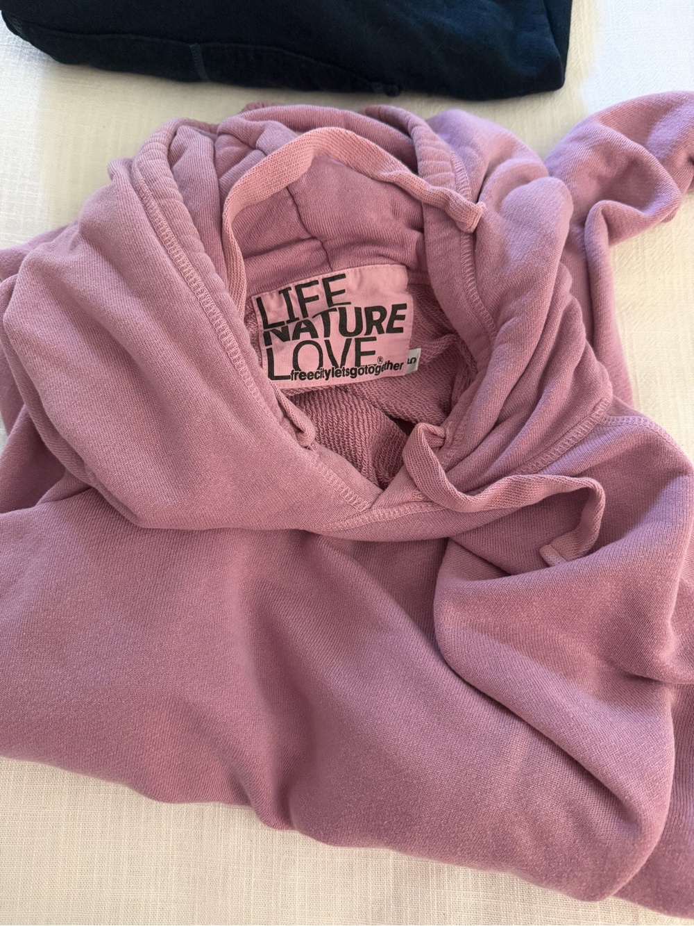 freecity Lilac Pink Hoodie with Hood